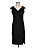 Aqua Solid Black Cocktail Dress Size S - photo 1