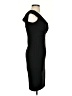 Aqua Solid Black Cocktail Dress Size S - photo 4