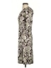 Sigrid Olsen 100% Polyester Paisley Brown Casual Dress Size P (petite) - photo 5
