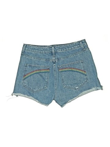 Mumu Blue Denim Shorts (view 2)