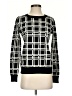 Diane von Furstenberg Checkered-gingham Black Pullover Sweater Size P (petite) - photo 1