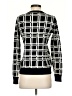 Diane von Furstenberg Checkered-gingham Black Pullover Sweater Size P (petite) - photo 2