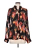 Georg Roth Print Black Long Sleeve Blouse Size M - photo 1