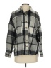 Shein 100% Polyester Plaid Gray Jacket Size 2 - photo 1