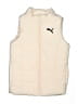 Puma 100% Polyester Ivory Pink Vest Size 5 - 6 - photo 1