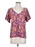 Michelle McDowell Orange Short Sleeve Blouse Size S - photo 1