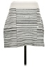 A.L.C. Stripes Gray Casual Skirt Size S - photo 2