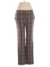 J Brand Plaid Brown Tan Dress Pants Size 6 - photo 1