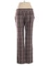 J Brand Plaid Brown Tan Dress Pants Size 6 - photo 2