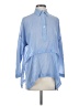 Wynne Layers Blue 3/4 Sleeve Blouse Size XS - photo 1