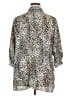 Assorted Brands 100% Polyester Animal Print Yellow 3/4 Sleeve Blouse Size 1X - photo 2