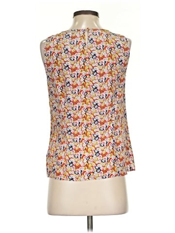 Sine Sleeveless Silk Top (view 2)