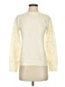Assorted Brands Paisley Ivory Turtleneck Sweater Size XS - photo 1