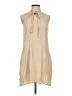 Entro 100% Rayon Solid Ivory Tan Sleeveless Blouse Size S - photo 1