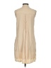 Entro 100% Rayon Solid Ivory Tan Sleeveless Blouse Size S - photo 2