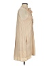 Entro 100% Rayon Solid Ivory Tan Sleeveless Blouse Size S - photo 4