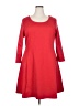 Old Navy Solid Red Casual Dress Size XXL - photo 1