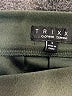 Trixxi Solid Black Green Casual Skirt Size S - photo 3