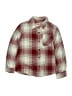 Levi's Plaid Burgundy Long Sleeve Button-Down Shirt Size 6 - 7 - photo 1