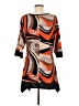 Aster Graphic Brown Casual Dress Size M - photo 2