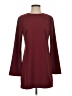 MNG 100% Polyester Solid Burgundy Casual Dress Size 4 - photo 1