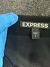 Express 100% Polyester Solid Black Casual Skirt Size 2 - photo 4
