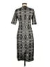 ROAM Graphic Gray Casual Dress Size M - photo 2