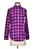 Vineyard Vines Performance Checkered-gingham Red Long Sleeve Button-Down Shirt Size 00 - photo 1