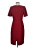 J.Crew 100% Polyester Solid Burgundy Cocktail Dress Size 4 - photo 2