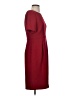 J.Crew 100% Polyester Solid Burgundy Cocktail Dress Size 4 - photo 4