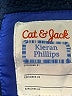 Cat & Jack Color Block Blue Zip Up Hoodie Size 5T - photo 3
