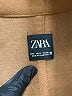 Zara 100% Polyester Brown Tan Coat Size S - photo 6