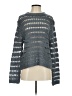 Woven Heart Gray Pullover Sweater Size S - photo 1