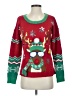 33 Degrees 100% Acrylic Red Pullover Sweater Size S - photo 1