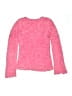 Justice 100% Polyester Tweed Pink Pullover Sweater Size 8 - photo 2