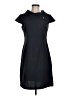 Karin Stevens 100% Polyester Solid Black Blue Casual Dress Size 6 - photo 1
