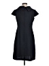 Karin Stevens 100% Polyester Solid Black Blue Casual Dress Size 6 - photo 2