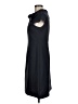 Karin Stevens 100% Polyester Solid Black Blue Casual Dress Size 6 - photo 5