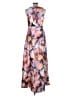 Kay Unger 100% Polyester Print Brown Pink Cocktail Dress Size 10 - photo 2