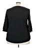 Avenue Black 3/4 Sleeve T-Shirt Size 22 - 24 Plus - photo 2
