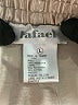 Rafael 100% Polyester Metallic Silver Casual Pants Size L - photo 4