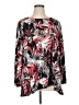 N Touch Black 3/4 Sleeve Blouse Size XL - photo 1