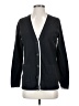 Lands' End 100% Cotton Black Blue Cardigan Size S - photo 1
