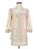 Essential DCC Missy 100% Polyester Ivory 3/4 Sleeve Blouse Size S - photo 1