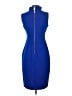Calvin Klein Solid Blue Cocktail Dress Size 4 - photo 2