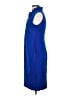 Calvin Klein Solid Blue Cocktail Dress Size 4 - photo 5