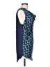 Halogen 100% Polyester Blue Sleeveless Blouse Size L - photo 4