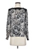 Ann Taylor LOFT 100% Polyester Silver Long Sleeve T-Shirt Size XXS - photo 1