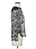 Ann Taylor LOFT 100% Polyester Silver Long Sleeve T-Shirt Size XXS - photo 4