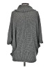 Korye Houndstooth Gray Poncho Size S - photo 2